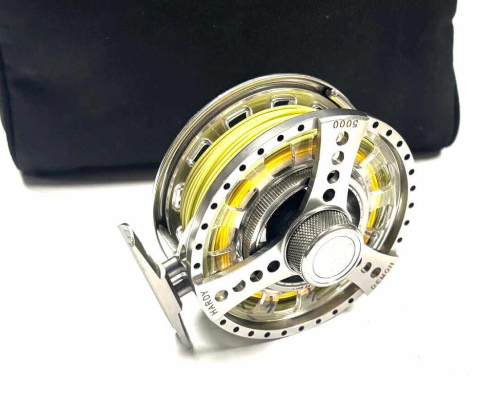   Hardy Demon 5000 Fly Reel With Two Spare Spools Rio Line & Padded Case