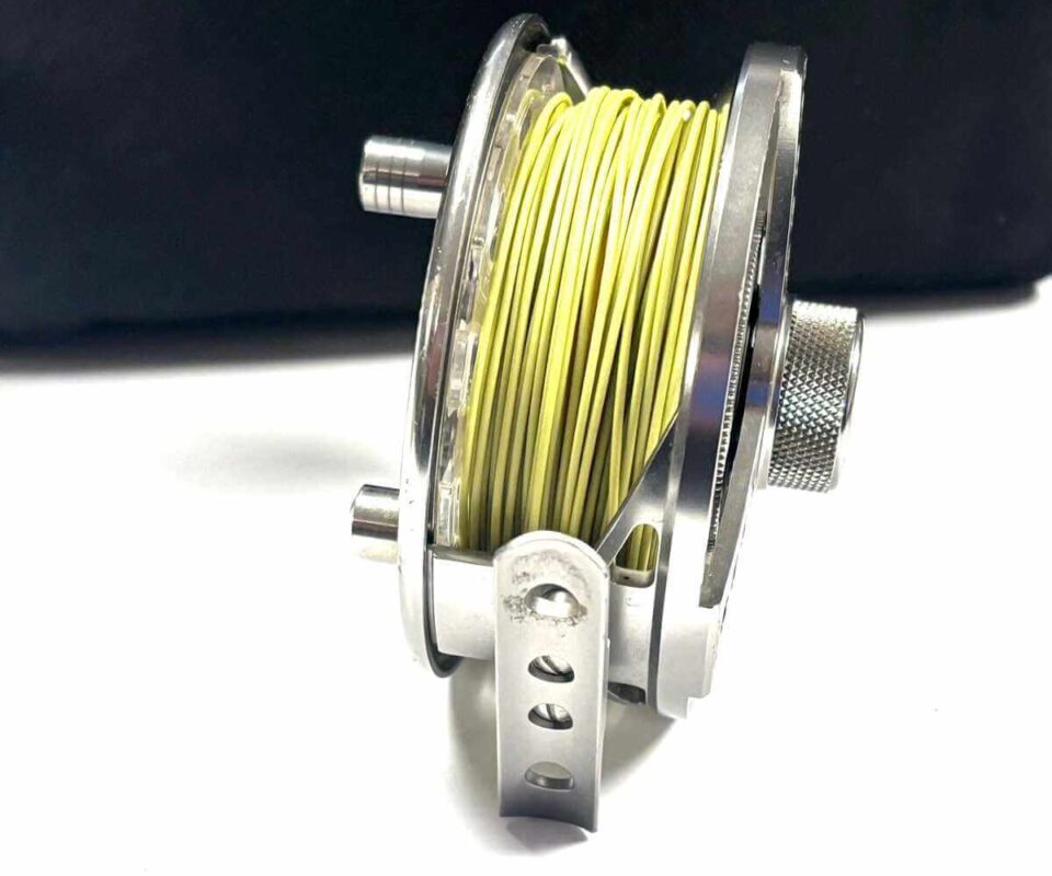   Hardy Demon 5000 Fly Reel With Two Spare Spools Rio Line & Padded Case