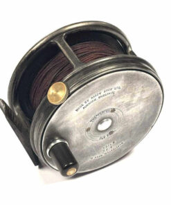   Hardy Perfect MK II 3 1/2″ Salmon Spey Fly Reel Rare Size With Silk Line