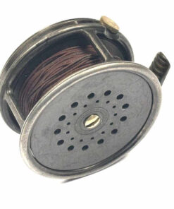   Hardy Perfect MK II 3 1/2″ Salmon Spey Fly Reel Rare Size With Silk Line