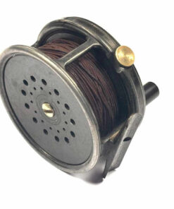   Hardy Perfect MK II 3 1/2″ Salmon Spey Fly Reel Rare Size With Silk Line