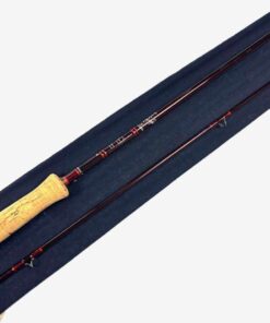   Hardy Graphite DeLuxe 9′ 6″ 2 Piece Carbon Trout Fly Rod #6/7 With Bag