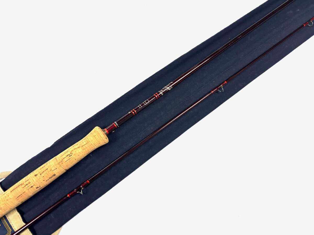 Hardy Graphite DeLuxe 9′ 6″ 2 Piece Carbon Trout Fly Rod #6/7 With