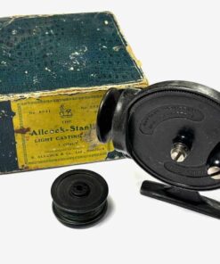   Allcock Stanley Threadline Vintage Casting Reel Plus Spare Spool & Box