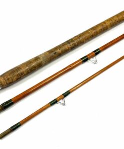   Hardy The General Rod 12′ 3 Piece Float Rod Whole & Split Cane Green Whipped Rare