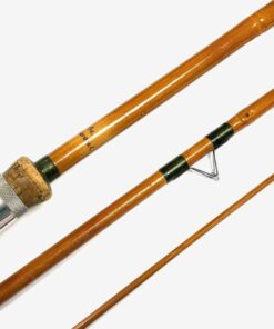   Hardy The General Rod 12′ 3 Piece Float Rod Whole & Split Cane Green Whipped Rare