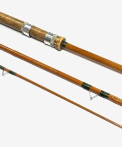   Hardy The General Rod 12′ 3 Piece Float Rod Whole & Split Cane Green Whipped Rare