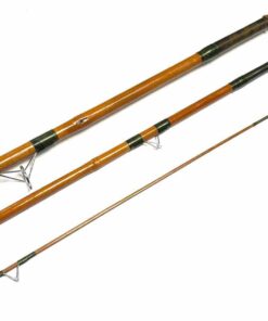   Hardy The General Rod 12′ 3 Piece Float Rod Whole & Split Cane Green Whipped Rare