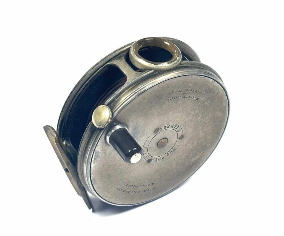   Hardy Perfect 3 3/8″ Alloy Trout Fly Reel MK II Check With Line Guard 1950's