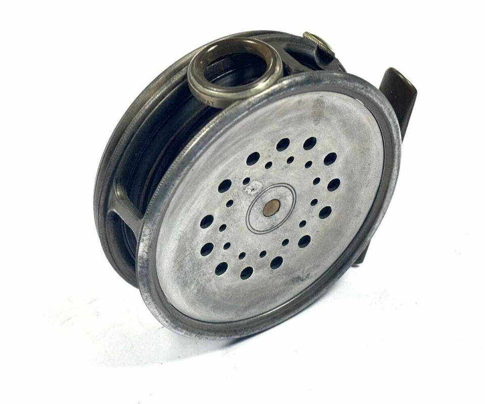   Hardy Perfect 3 3/8″ Alloy Trout Fly Reel MK II Check With Line Guard 1950's