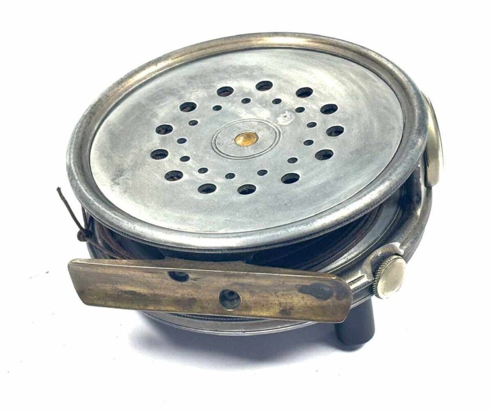   Hardy Perfect 3 3/8″ Alloy Trout Fly Reel MK II Check With Line Guard 1950's