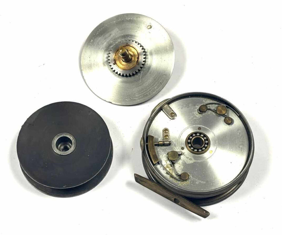   Hardy Perfect 3 3/8″ Alloy Trout Fly Reel MK II Check With Line Guard 1950's