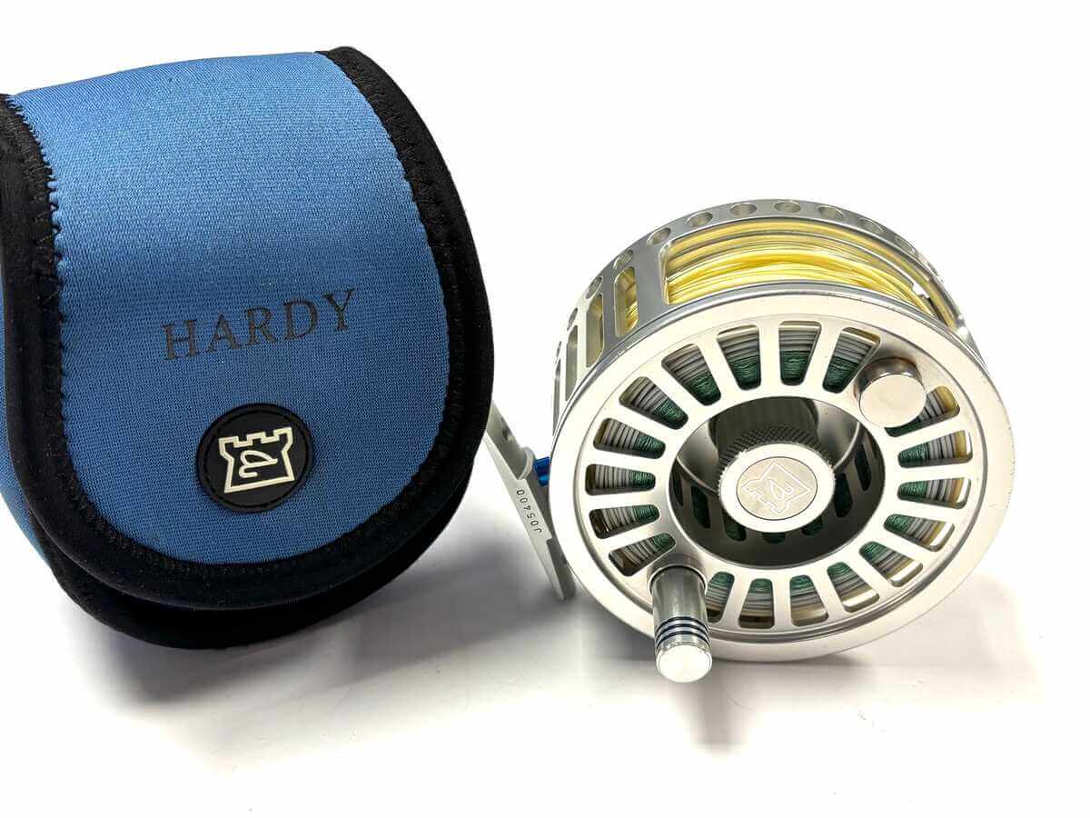 HOUSE OF HARDY SALMON SPECIAL シルバー Hardy Zane No 1 Salmon Fly Reel 3.75″ Tarpon Sailfish With Pouch