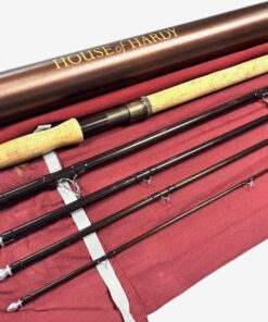   Hardy Origin 15' 5 Piece Carbon almon Fly Rod #10 Rare Model With Bag & Tube