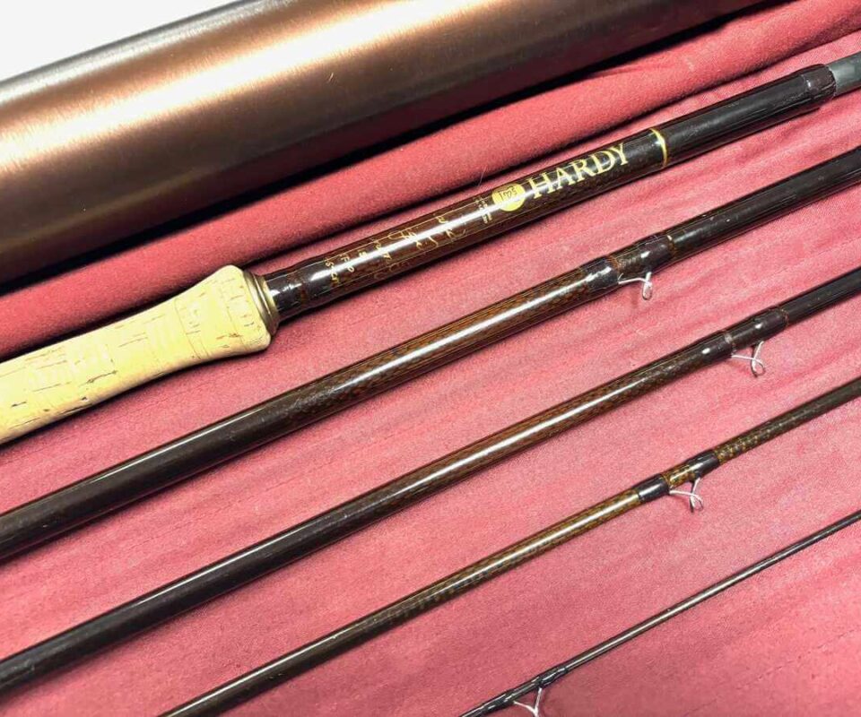   Hardy Origin 15' 5 Piece Carbon almon Fly Rod #10 Rare Model With Bag & Tube