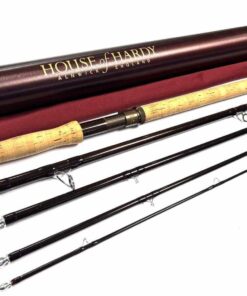   Hardy Origin 15′ 5 Piece Carbon almon Fly Rod #10 Rare Model With Bag & Tube