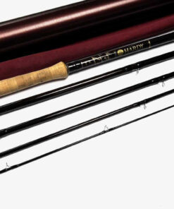   Hardy Origin 15′ 5 Piece Carbon almon Fly Rod #10 Rare Model With Bag & Tube