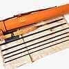 Hardy Graphite Smuggler 7′ Travel Rod 6 Piece Line #5 With Leather Case Fine Condition
