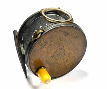   Hardy Perfect Brass Face Salmon Fly Reel 4.25″ With 1905 Square Line Guard For Restoration