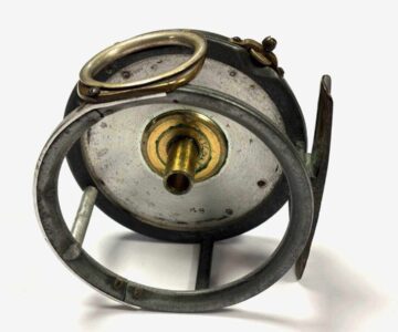   Hardy Perfect Brass Face Salmon Fly Reel 4.25″ With 1905 Square Line Guard For Restoration