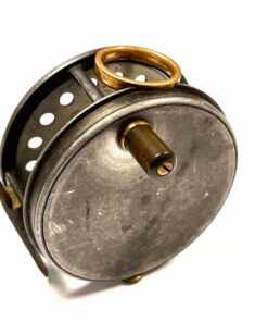   Walker Bampton The LENNOX Vintage Alloy 4″ Salmon Fly Reel Copper O Ring Guide