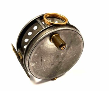   Walker Bampton The LENNOX Vintage Alloy 4″ Salmon Fly Reel Copper O Ring Guide