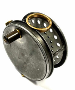   Walker Bampton The LENNOX Vintage Alloy 4″ Salmon Fly Reel Copper O Ring Guide