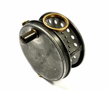   Walker Bampton The LENNOX Vintage Alloy 4″ Salmon Fly Reel Copper O Ring Guide