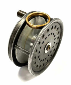   Walker Bampton The LENNOX Vintage Alloy 4″ Salmon Fly Reel Copper O Ring Guide