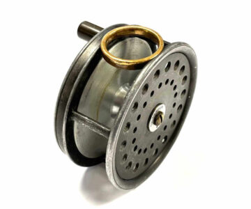   Walker Bampton The LENNOX Vintage Alloy 4″ Salmon Fly Reel Copper O Ring Guide