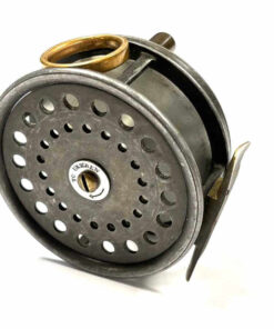   Walker Bampton The LENNOX Vintage Alloy 4″ Salmon Fly Reel Copper O Ring Guide