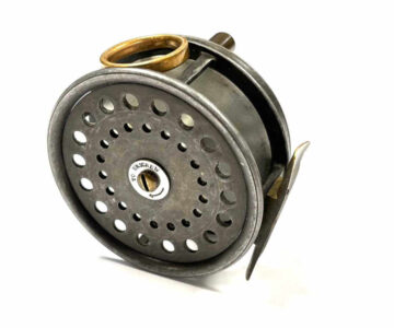   Walker Bampton The LENNOX Vintage Alloy 4″ Salmon Fly Reel Copper O Ring Guide