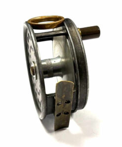   Walker Bampton The LENNOX Vintage Alloy 4″ Salmon Fly Reel Copper O Ring Guide