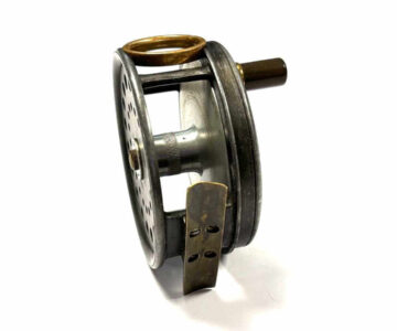   Walker Bampton The LENNOX Vintage Alloy 4″ Salmon Fly Reel Copper O Ring Guide