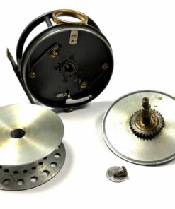   Walker Bampton The LENNOX Vintage Alloy 4″ Salmon Fly Reel Copper O Ring Guide