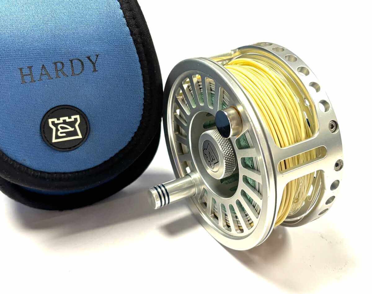 Hardy Zane No 1 Salmon Fly Reel 3.75″ Tarpon Sailfish With Pouch