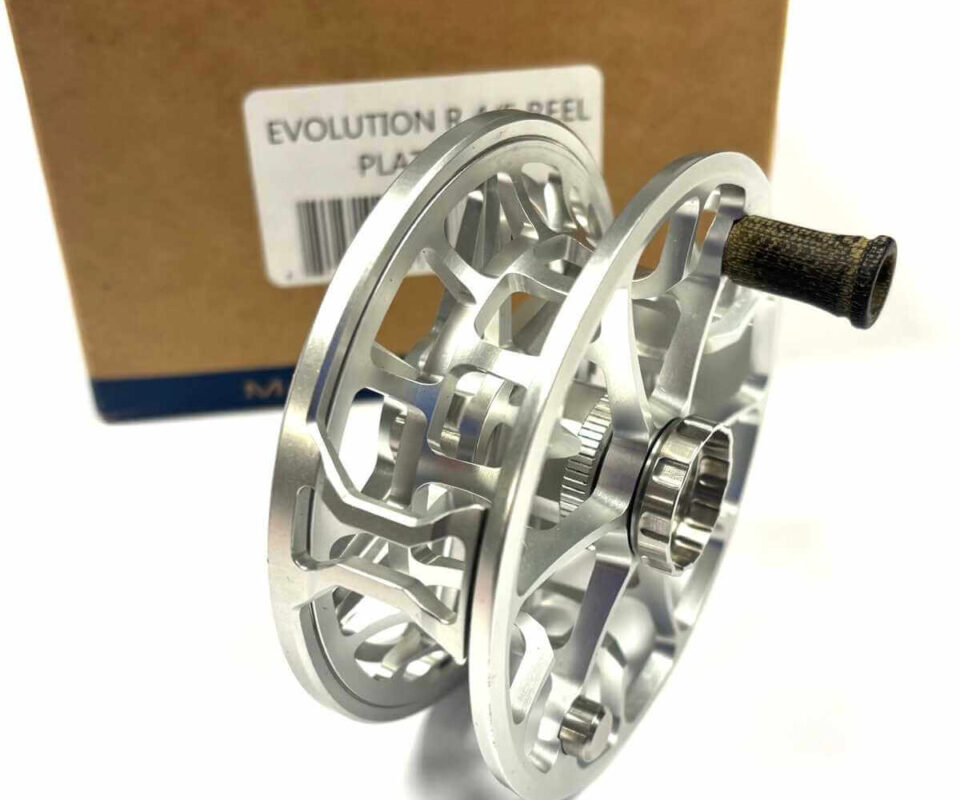   Ross Evolution R 4/5 Platinum Salt Water Fly Reel With Box Fine