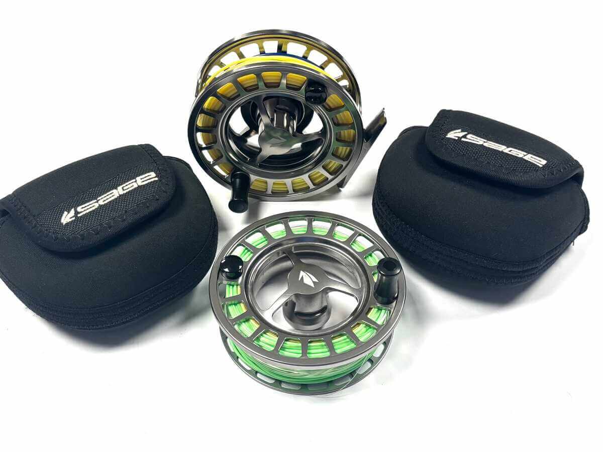 Sage Spectrum Series 7/8 Trout Fly Reel With Spare Spool & Pouch