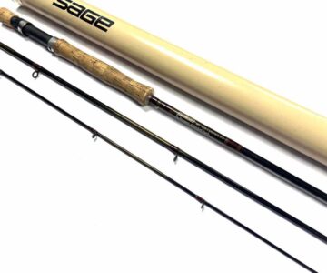   Sage Graphite III B 6100-3 RPL 10′ Line #6 Trout Fly Rod With Bag & Case