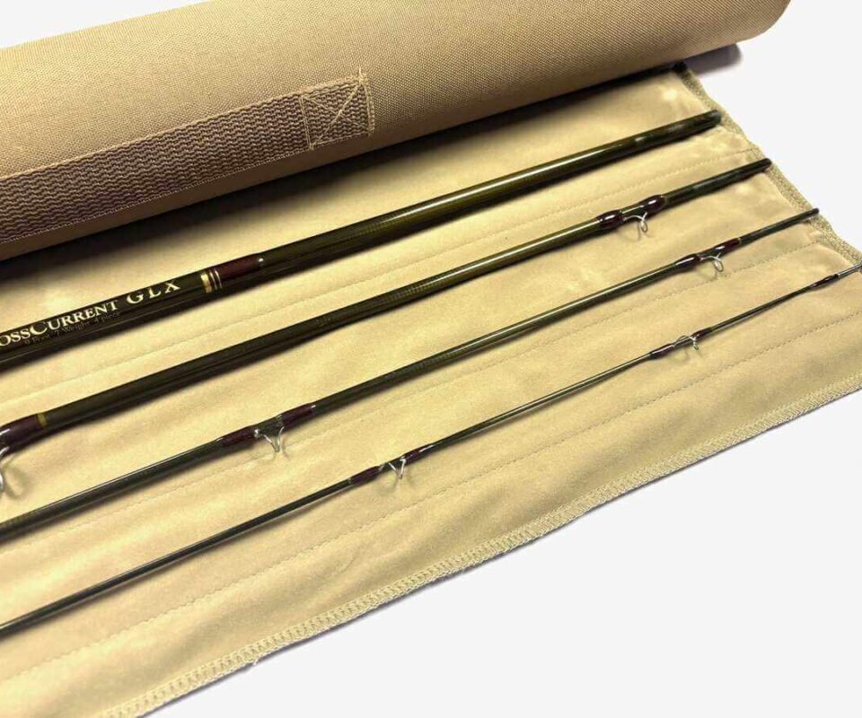 G Loomis Crosscurrent GLX 9′ Line #7 Saltwater Fly Rod With Bag & Case