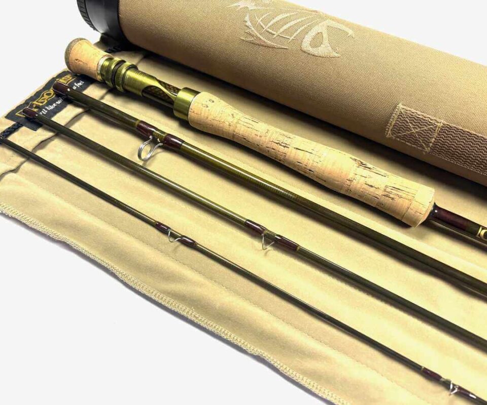G Loomis Crosscurrent GLX 9′ Line #7 Saltwater Fly Rod With Bag & Case