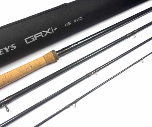   Greys GRXi + 15′ 4 Piece Salmon Fly Rod Line #10 With Bag & Tube