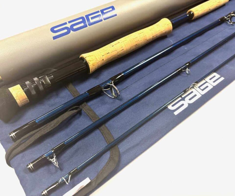 Sage Xi2 9′ 1290-4 Carbon Saltwater 5 1/2oz Fly Rod #12 Fine With