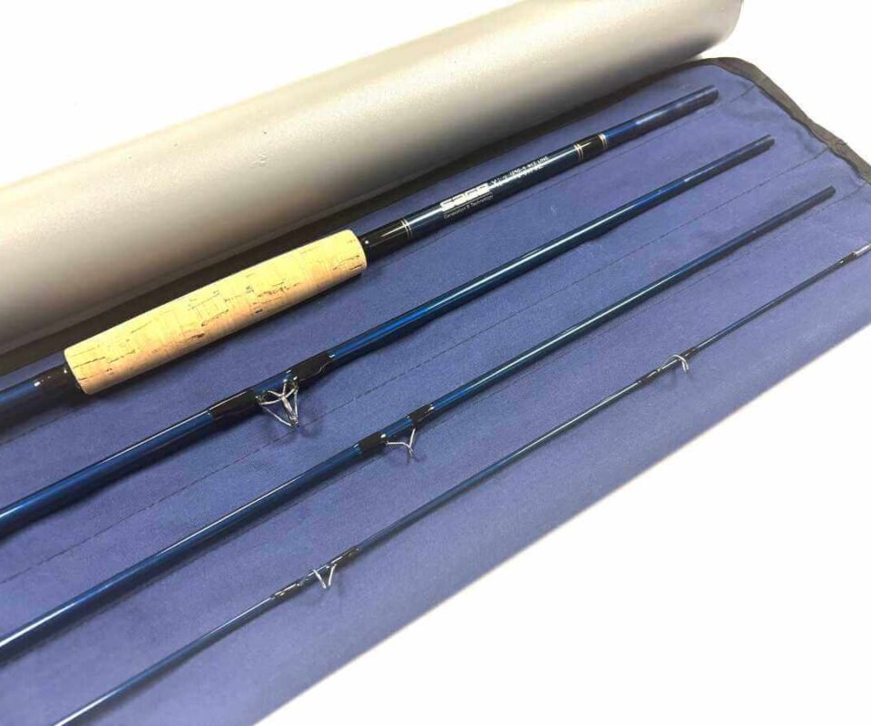   Sage Xi2 9′ 1290-4 Carbon Saltwater 5 1/2oz Fly Rod #12 Fine With Bag & Tube