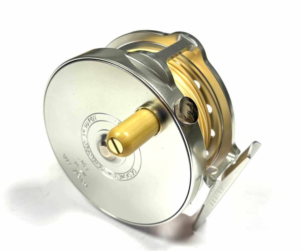   Hardy Bougle MK VII 3.75″ Fly Reel With Pouch Instructions & Box