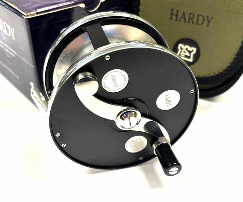 Hardy Cascapedia MKIII 10/11 Salmon Fly Reel With Pouch Box MINT