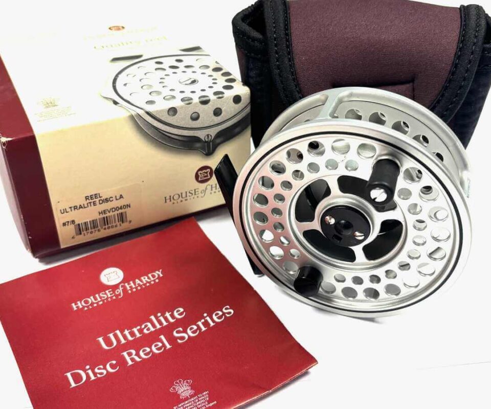   Hardy Ultralite Disc LA 7/8 Fly Reel Pouch And Case