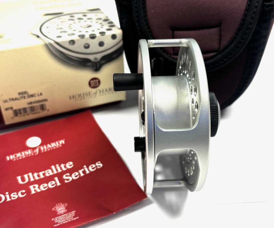   Hardy Ultralite Disc LA 7/8 Fly Reel Pouch And Case
