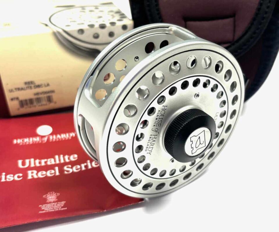   Hardy Ultralite Disc LA 7/8 Fly Reel Pouch And Case