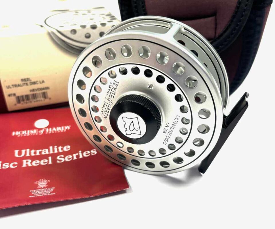   Hardy Ultralite Disc LA 7/8 Fly Reel Pouch And Case